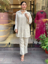 Premium Chanderi Silk With Embroidered Co-Ord Set