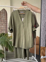 Women Cotton Co-Ord Set