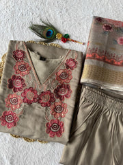 New Designers Kurta Pent Dupatta Set