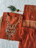 New Designers Kurta Pent Dupatta Set